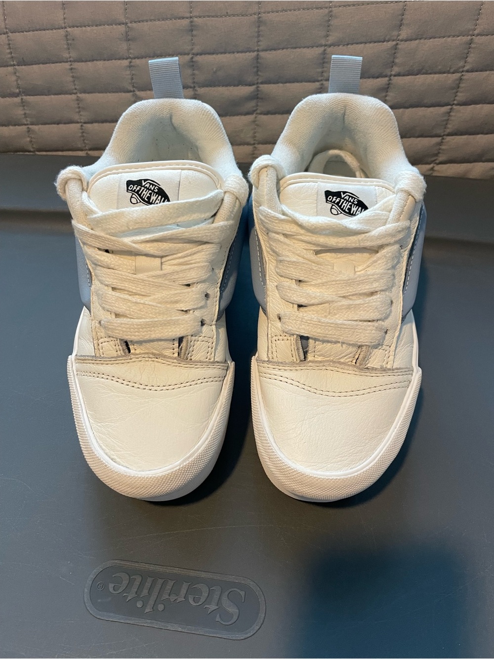 Vans White Low-Top Skate Sneakers